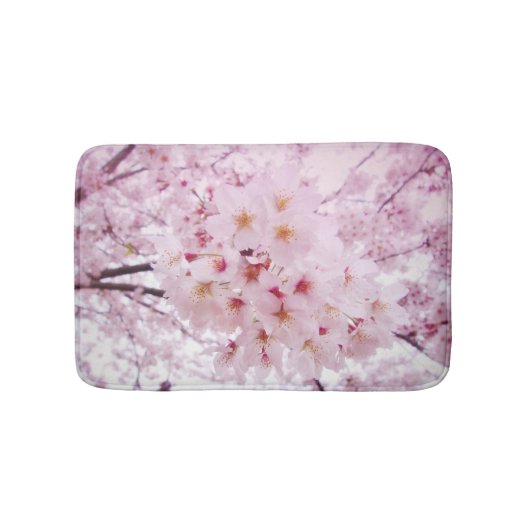 Cherry blossom Sakura bloemen Badmat (Voorkant)