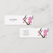 Cherry Blossom, Sakura, Floristry, bloemenwinkel Mini Visitekaartje (Voorkant / Achterkant)