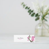 Cherry Blossom, Sakura, Floristry, bloemenwinkel Mini Visitekaartje (Staand voorkant)