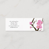 Cherry Blossom, Sakura, Floristry, bloemenwinkel Mini Visitekaartje (Achterkant)