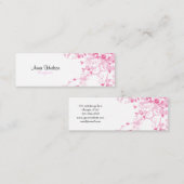 Cherry Blossom, Sakura, Floristry, bloemenwinkel Mini Visitekaartje (Voorkant / Achterkant)