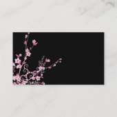 Cherry Blossom, Sakura, Floristry, bloemenwinkel Visitekaartje (Achterkant)