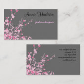 Cherry Blossom, Sakura, Floristry, bloemenwinkel Visitekaartje (Voorkant / Achterkant)