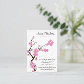 Cherry Blossom, Sakura, Floristry, bloemenwinkel Visitekaartje (Staand voorkant)