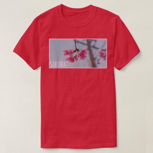Cherry Blossom Sakura Graphic T-shirt (Design voorkant)