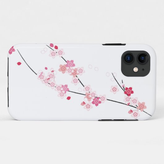 Cherry Blossom Sakura iPhone Case (Achterkant (horizontaal))