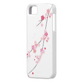 Cherry Blossom Sakura iPhone Case (Achterkant Links)