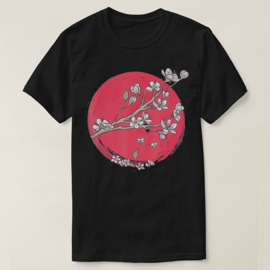 Cherry Blossom Sakura Japan T-shirt (Design voorkant)
