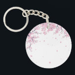 Cherry Blossom Sakura Japanese Art Tote  Sleutelhanger<br><div class="desc">A soft and elegant collection inspired by cherry blossom flowers in a minimal Japanese art style. This collection features beautiful floral designs across a variety of products including mugs,  phone cases,  home decor,  and accessories. Perfect for lovers of nature,  Japan,  and calm aesthetic designs.</div>