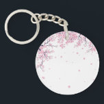 Cherry Blossom Sakura Japanese Art Tote  Sleutelhanger<br><div class="desc">A soft and elegant collection inspired by cherry blossom flowers in a minimal Japanese art style. This collection features beautiful floral designs across a variety of products including mugs,  phone cases,  home decor,  and accessories. Perfect for lovers of nature,  Japan,  and calm aesthetic designs.</div>