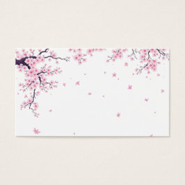 Cherry Blossom Sakura Japanese Art Tote Visitekaartje
