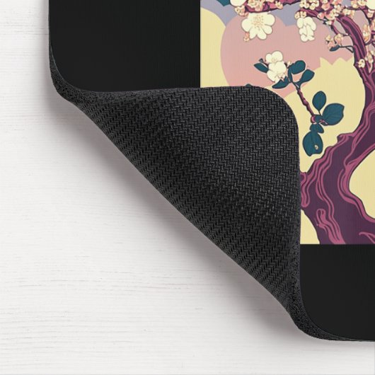  Cherry Blossom Sakura Japans kunstanimme Muismat (Hoek)