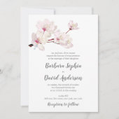 Cherry Blossom Sakura Japanse bruiloft Kaart (Voorkant)