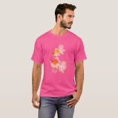 Cherry Blossom Sakura Japanse goudvis T-shirt (Voorkant volledig)
