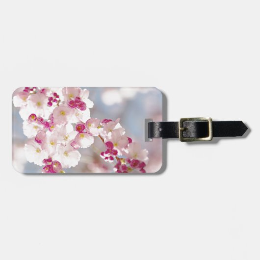 Cherry blossom / sakura / körsbärsblom bagagelabel (Voorkant horizontaal)