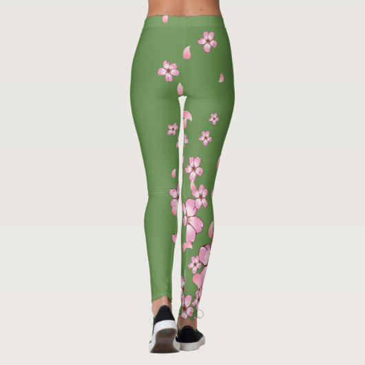 Cherry Blossom (Sakura) Leggings (Achterkant)