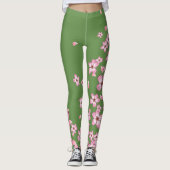 Cherry Blossom (Sakura) Leggings (Voorkant)