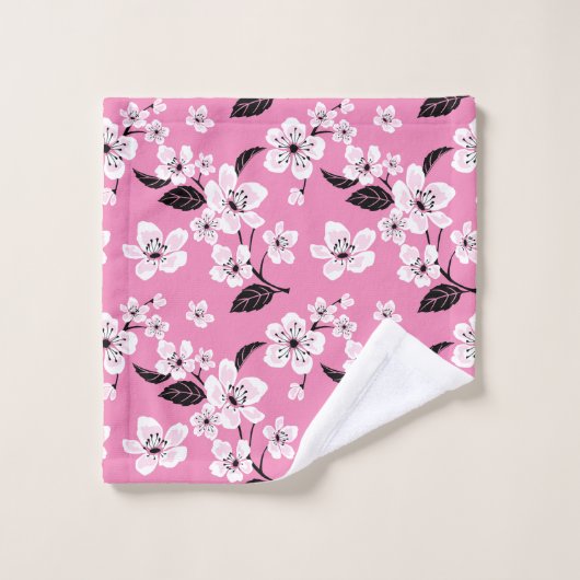 CHERRY BLOSSOM - SAKURA (LITE PINK) BAD HANDDOEK (Wasdoekje)