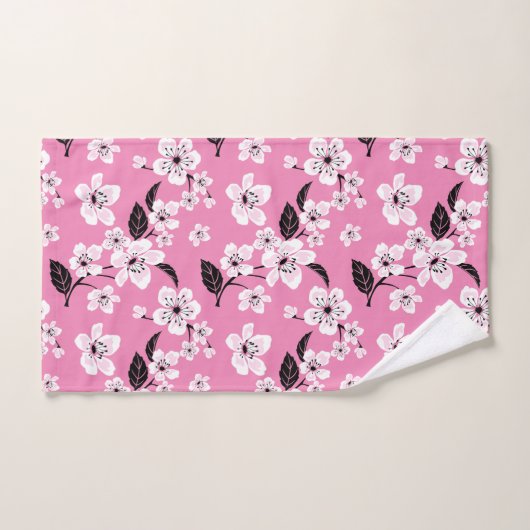 CHERRY BLOSSOM - SAKURA (LITE PINK) BAD HANDDOEK (Handdoek)