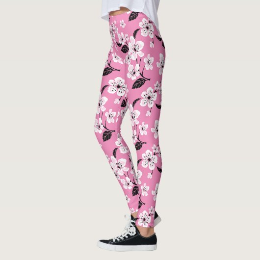 CHERRY BLOSSOM - SAKURA (LITE PINK) LEGGINGS (Links)