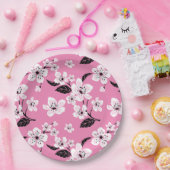 CHERRY BLOSSOM - SAKURA (LITE PINK) PAPIEREN BORDJE (Feest)