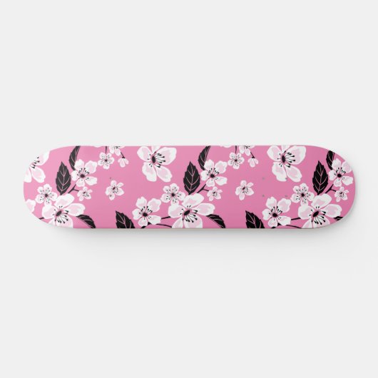 CHERRY BLOSSOM - SAKURA (LITE PINK) PERSOONLIJK SKATEBOARD (Horizontaal)