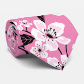 CHERRY BLOSSOM - SAKURA (LITE PINK) STROPDAS (Opgerold)