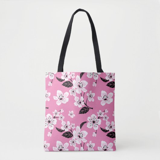 CHERRY BLOSSOM - SAKURA (LITE PINK) TOTE BAG (Voorkant)