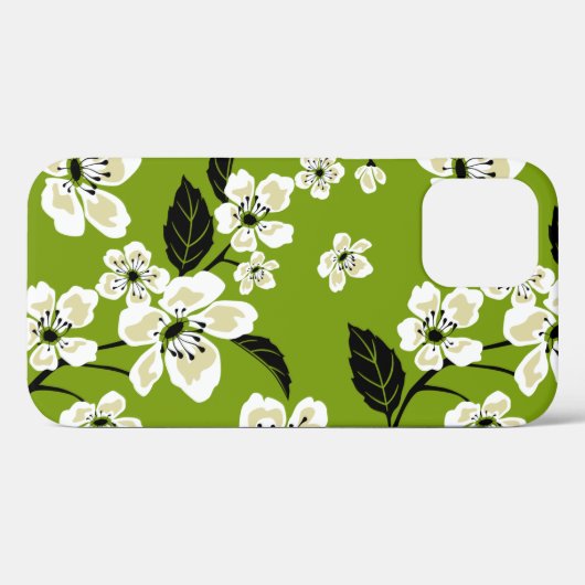 CHERRY BLOSSOM - SAKURA (MATCHA GREEN) Case-Mate iPhone CASE (Achterkant (horizontaal))
