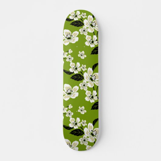 CHERRY BLOSSOM - SAKURA (MATCHA GREEN) PERSOONLIJK SKATEBOARD (Voorkant)
