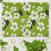 CHERRY BLOSSOM - SAKURA (MATCHA GREEN) THEEDOEK (Gevouwen)