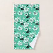 CHERRY BLOSSOM - SAKURA (MINT) BAD HANDDOEK (Handdoek)