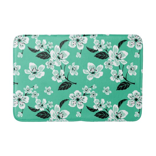 CHERRY BLOSSOM - SAKURA (MINT) BADMAT (Voorkant)