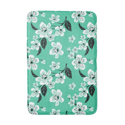 CHERRY BLOSSOM - SAKURA (MINT) BADMAT (Voorkant Verticaal)
