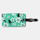 CHERRY BLOSSOM - SAKURA (MINT) BAGAGELABEL (Achterkant horizontaal)
