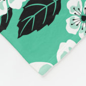 CHERRY BLOSSOM - SAKURA (MINT) FLEECE DEKEN (Hoek)