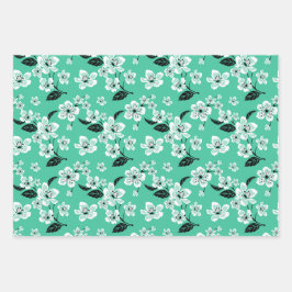 CHERRY BLOSSOM - SAKURA (MINT) INPAKPAPIER VEL