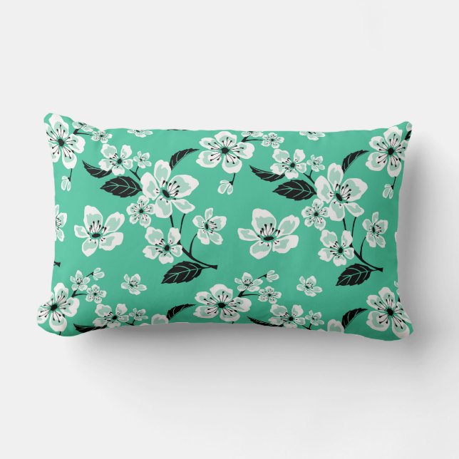 CHERRY BLOSSOM - SAKURA (MINT) KUSSEN (Voorkant)