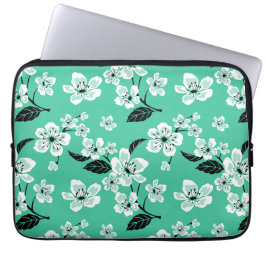 CHERRY BLOSSOM - SAKURA (MINT) LAPTOP SLEEVE