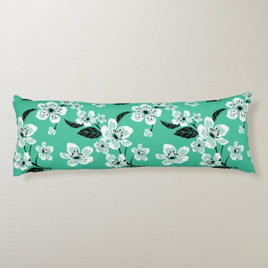 CHERRY BLOSSOM - SAKURA (MINT) LICHAAMSKUSSEN (Achterkant)