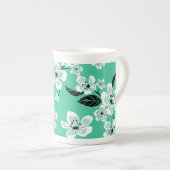 CHERRY BLOSSOM - SAKURA (MINT) PORSELEIN KOP (Voorkant rechts)