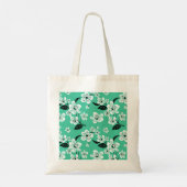 CHERRY BLOSSOM - SAKURA (MINT) TOTE BAG (Achterkant)