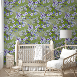 Cherry Blossom - Sakura naadloos patroon 2 Behang