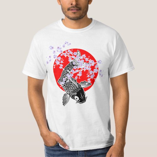 Cherry Blossom SAKURA NISHIKIGOI Koi 1 T-Shirt (Voorkant)
