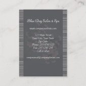 Cherry blossom (Sakura) op een lichtgrijze achterg Visitekaartje (Achterkant)