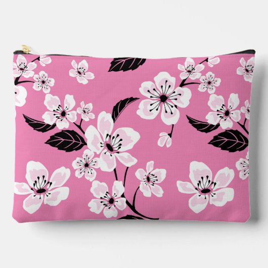 CHERRY BLOSSOM - SAKURA PATTERN IN LITE PINK ETUI (Voorkant)