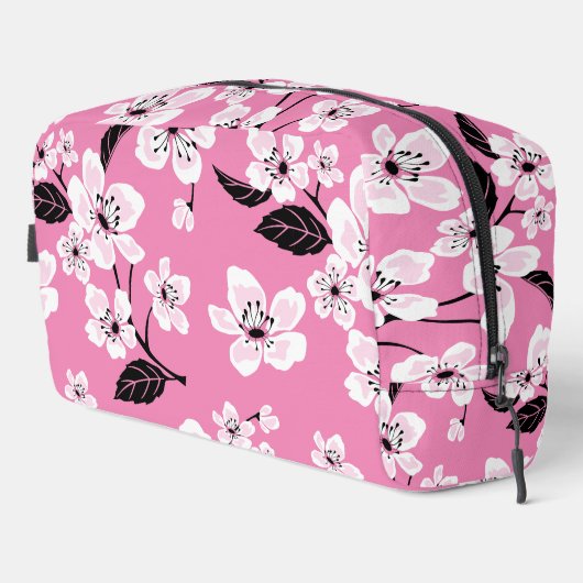 CHERRY BLOSSOM - SAKURA PATTERN IN LITE PINK TOILETTASJE (Rechterhoek)