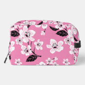 CHERRY BLOSSOM - SAKURA PATTERN IN LITE PINK TOILETTASJE (Achterkant)