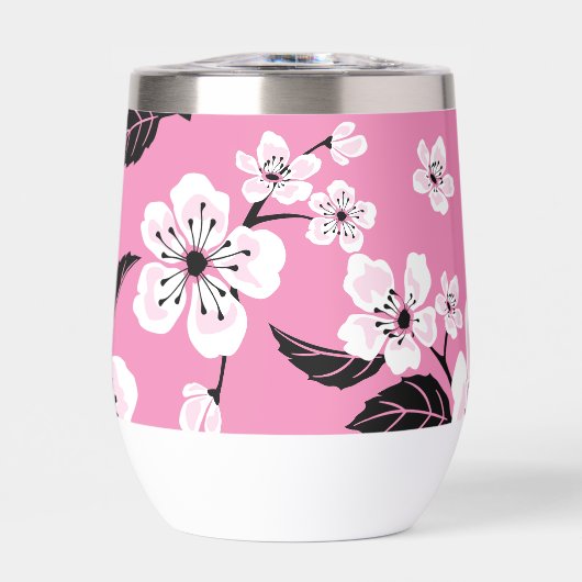 CHERRY BLOSSOM - SAKURA PATTERN (LITE PINK) (Voorkant)
