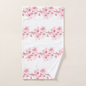 Cherry blossom Sakura Pink Floral Japan Asia Ba Bad Handdoek (Handdoek)